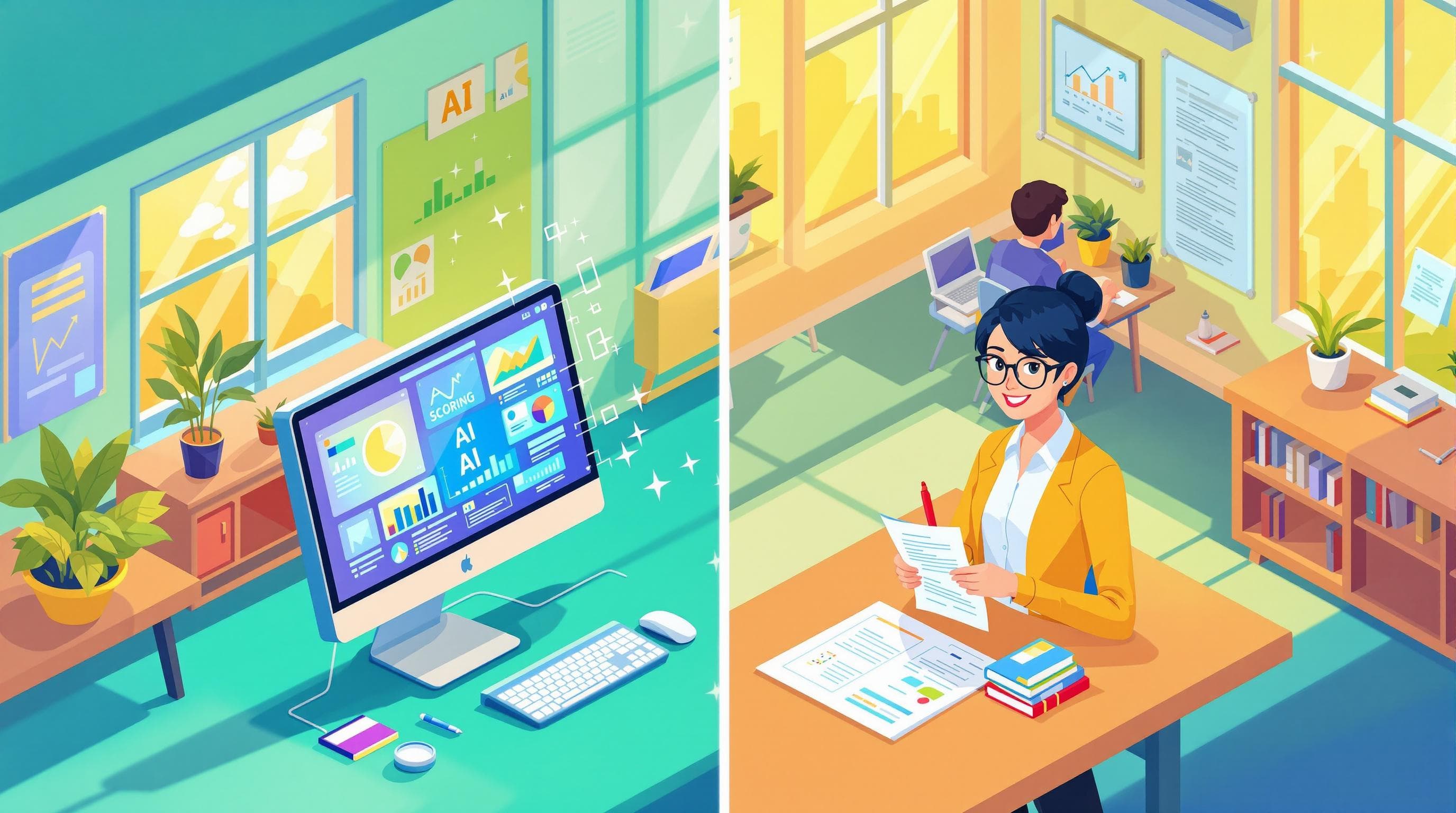 AI Scoring vs. Human Grading: Transparency Compared